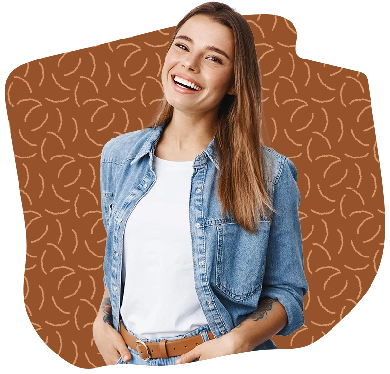 mulher sorrindo